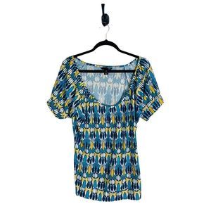 5 for $30 H&M Short Sleeve Top Multicolored Women’s Size Large Excellent EUC